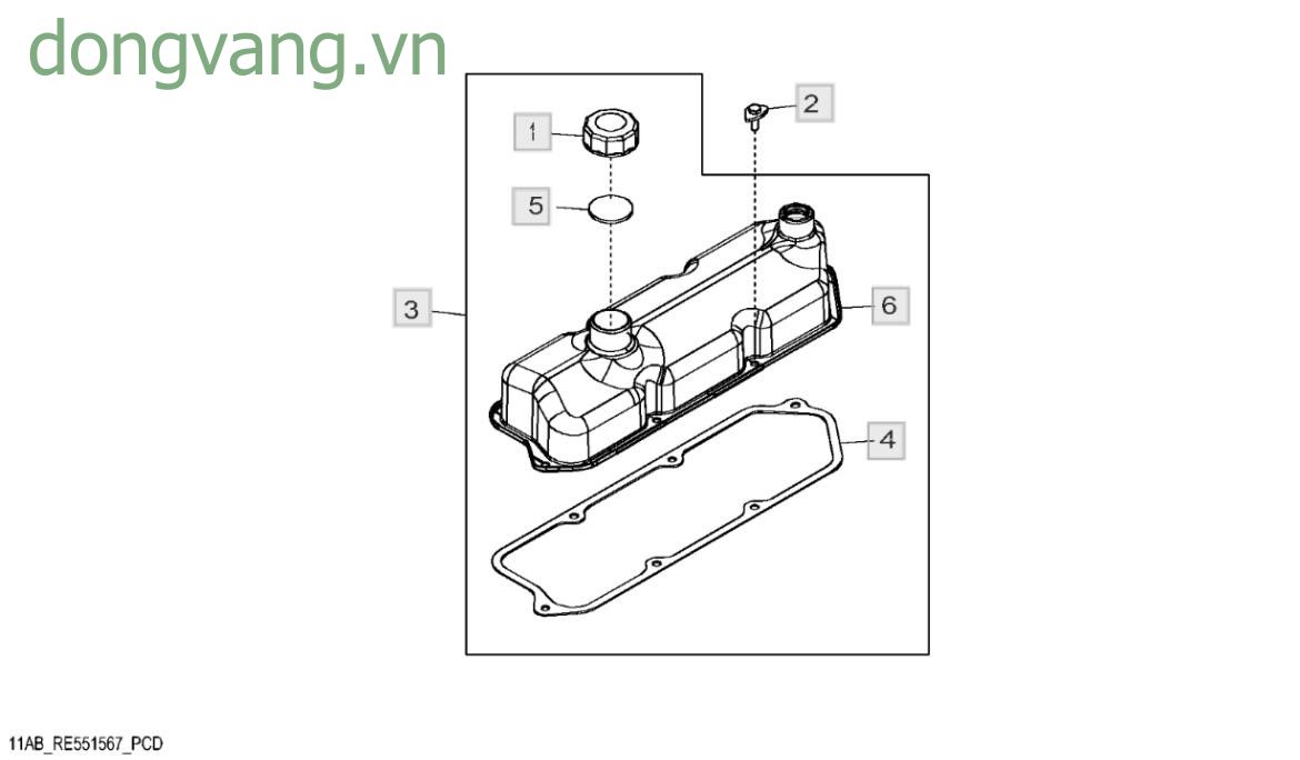 11AB Nắp van - ST743365